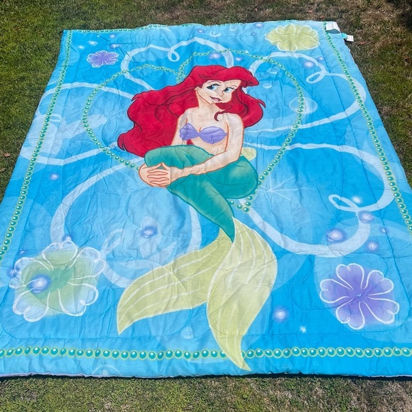 VTG Y2K Ariel The Little Mermaid Special Edition Reversible Twin Comforter HTF - Picture 1 of 14